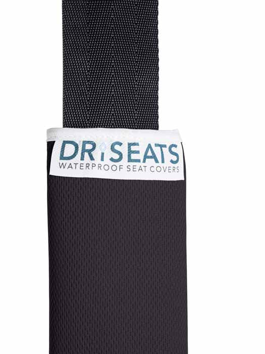 Black seat top belt covers