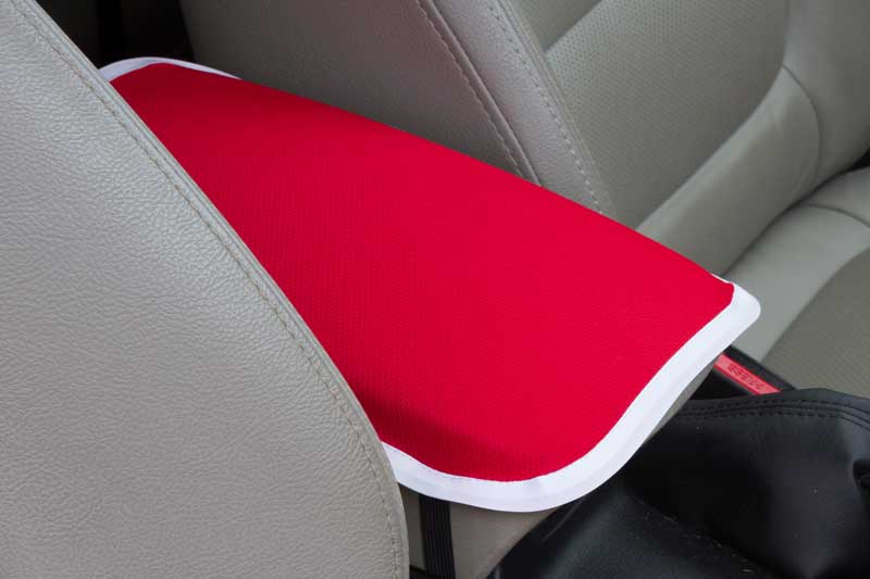 red driseats waterproof center console cover 8" x 12" #color_red